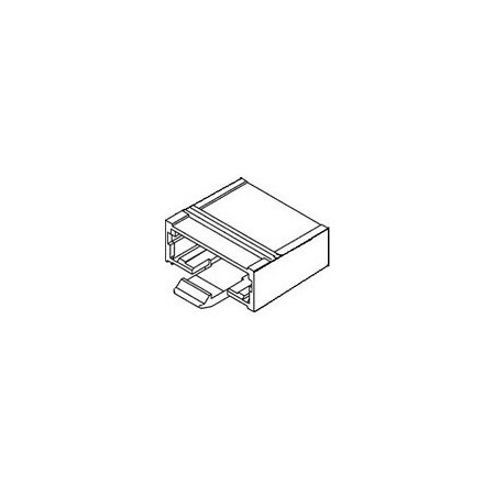 Molex Board Connector Adapter, 4 Contacts(Side1), 4 Contacts(Side2), Male-Male 554820439